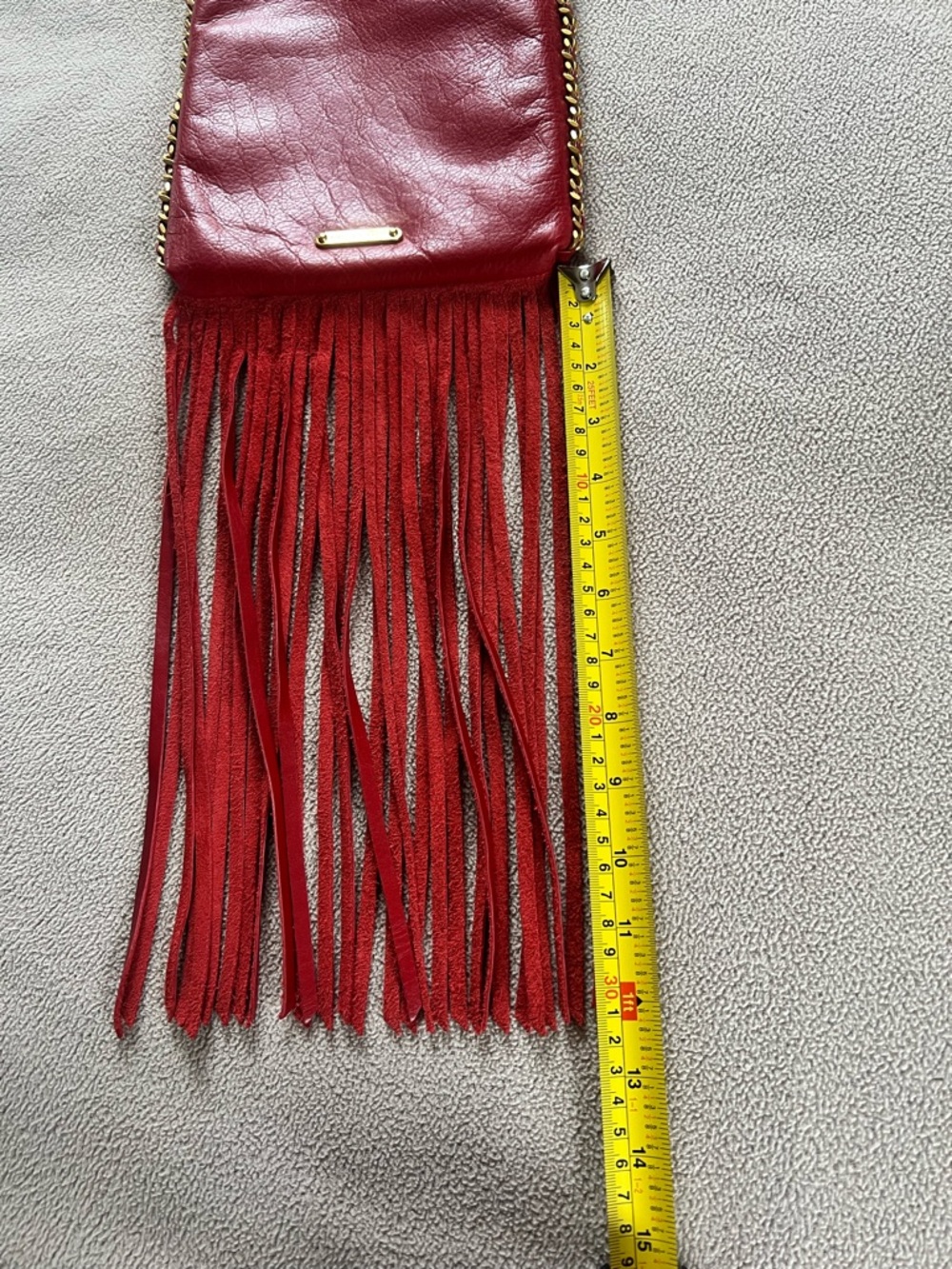 Rebecca Minkoff Carly North South Fringe Crossbody - Picture 9 of 11